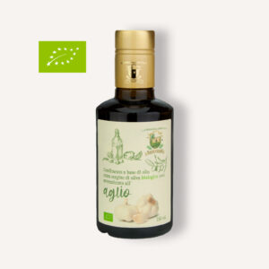 Olio Extravergine di Oliva Biologico aromatizzato all'Aglio 250ml