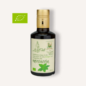 Olio Extravergine di Oliva Biologico aromatizzato alla Mentuccia 250ml
